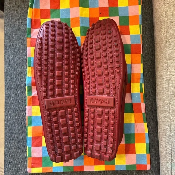 Gucci Men's Bold Red Loafers - Picture 13 of 16